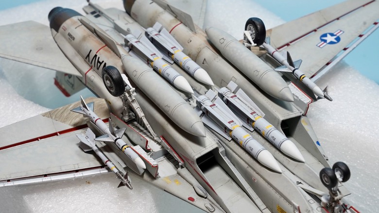 （模型製作）1/72 F-14A 沙漠風暴雄貓戰機