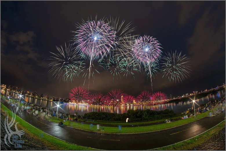 2024大稻埕夏日節煙火全記錄：拍攝+錄影+360錄影+小星球錄影
