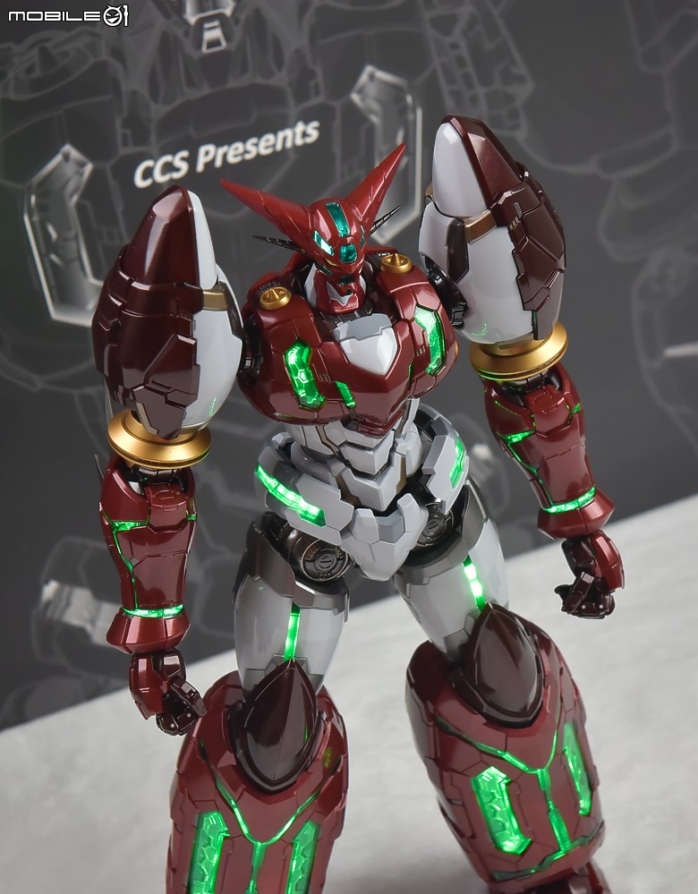 點我看大圖 【CCSTOYS鐵魄】進化! 世界最後之日 真蓋特一號機大氣突入樣式 開箱