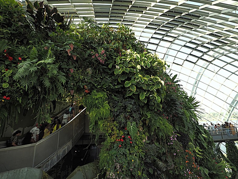 濱海灣花園 雲霧林(Cloud Forest)、花穹(Flower Dome) 及《莫內印象(Impressions of Monet)》特展、擎天樹叢(Supertree Grove)的《花園狂想曲(Garden Rhapsody)》聲光秀、遊園導覽車(Audio Tour)、Jurassic Nest FoodHall中的Hawker Chan燒肉飯,及金沙酒店《幻彩生輝(Spectra- A Light and Water)》燈光秀 — 赤道三國文化休閒行旅 之 新加坡篇 第五回 濱海灣花園