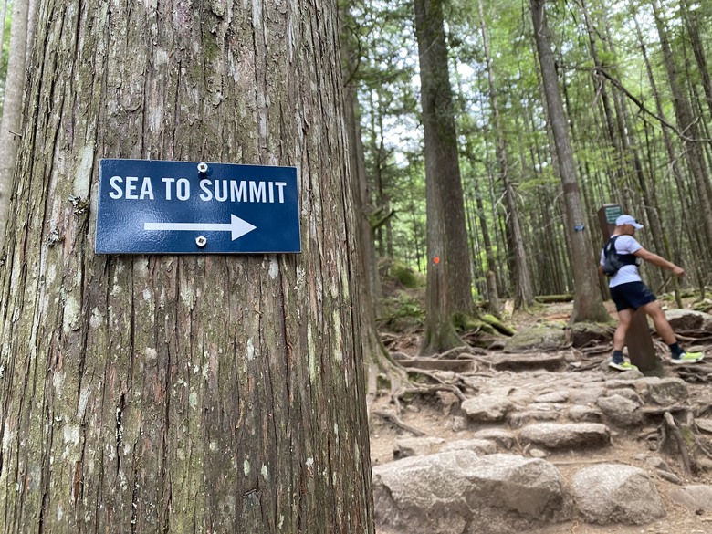 「瑜伽越野跑」加拿大🇨🇦 溫哥華 Vancouver, BC 北邊的兩條路線：Sea to Summit 及 Garibaldi Lake trail