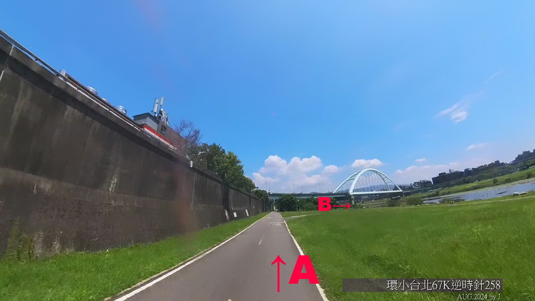 『環小台北67公里（逆時針）EP.6/6』簡單安全百搭的自行車路線-從第50圈再認識台北河濱自行車道！EP.6/6南港展覽館→1號水門→10號水門大佳河濱公園18K