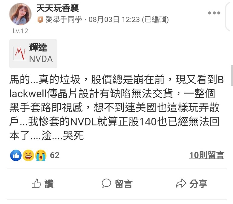 這是關於貸款200萬買輝達兩倍槓桿NVDL的故事