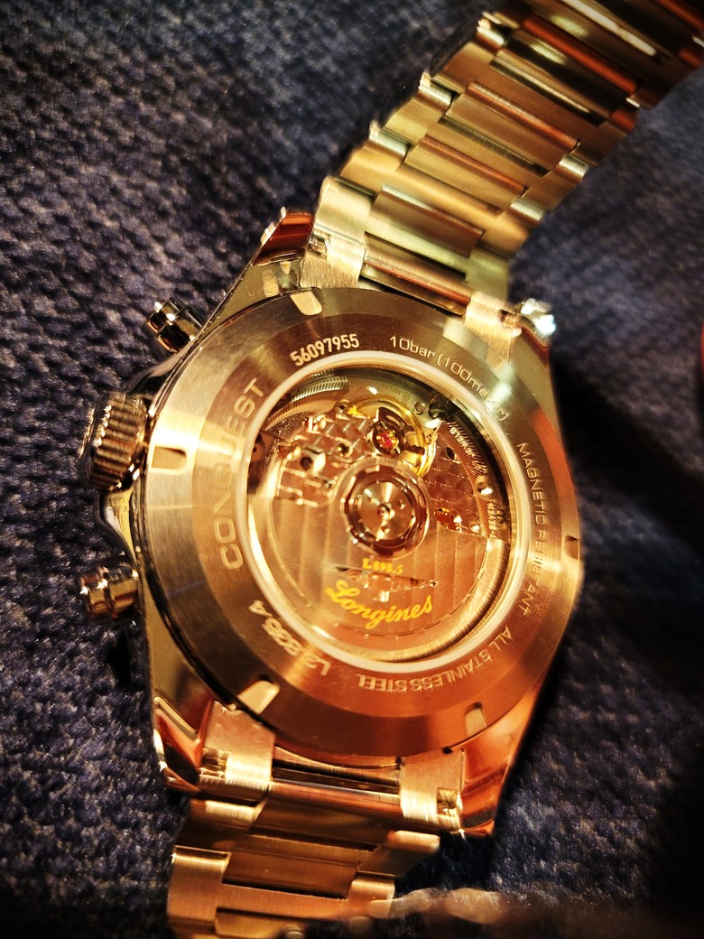 Longines ConquestChrono-日常配戴分享 (0824橡膠錶帶更新)