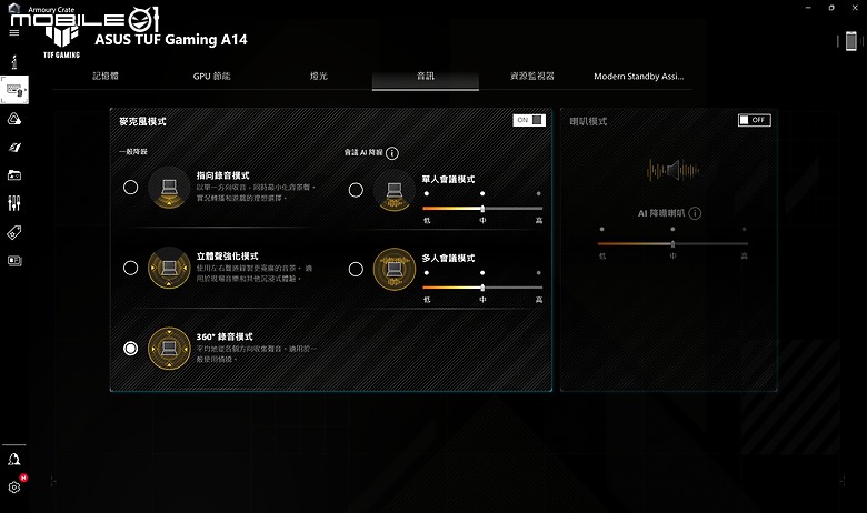 ASUS TUF Gaming A14 測試報告｜效能突出的 14 吋輕薄電競新選擇！