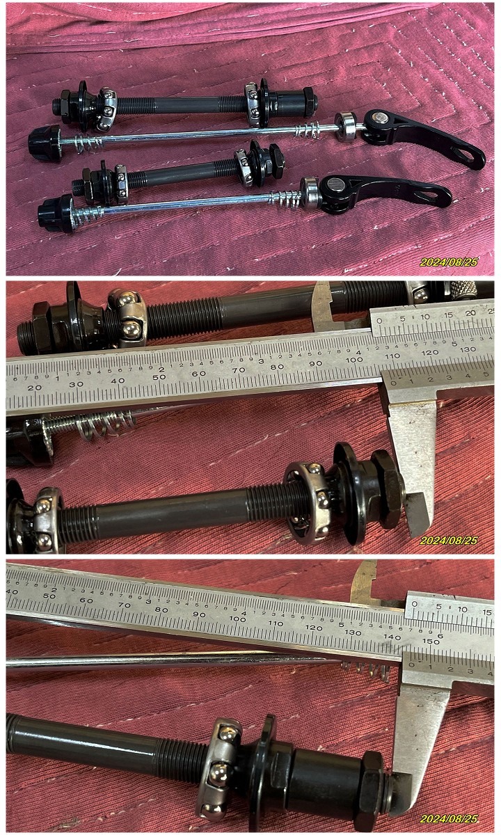 鎖牙輪軸改為快拆輪軸