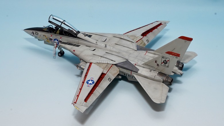 （模型製作）1/72 F-14A 沙漠風暴雄貓戰機