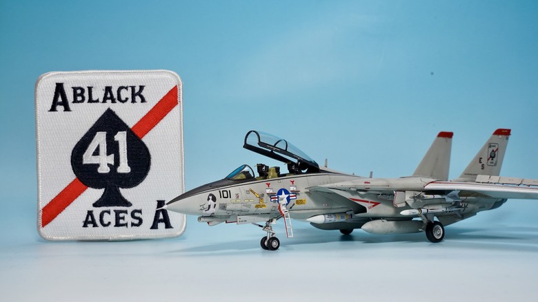 （模型製作）1/72 F-14A 沙漠風暴雄貓戰機