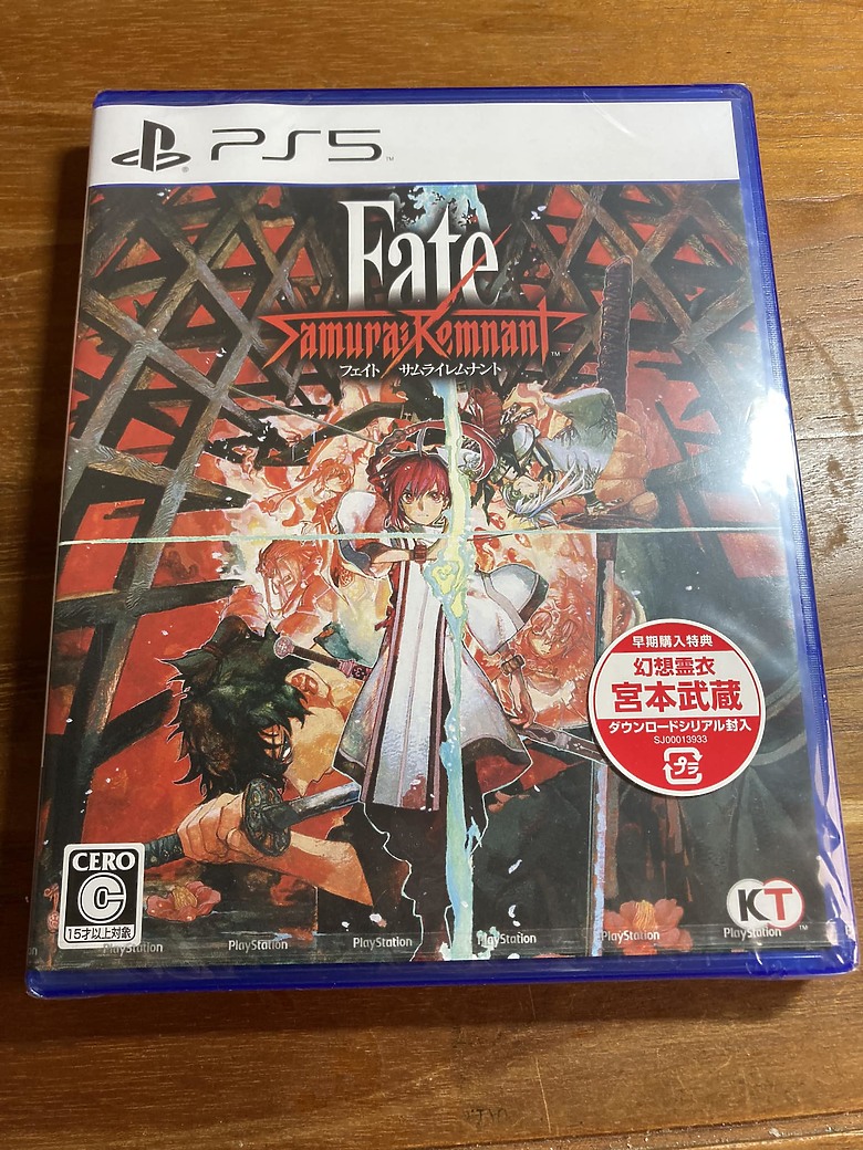 買『KT model+』宮本武藏送『Fate/Samurai Remnant』遊戲