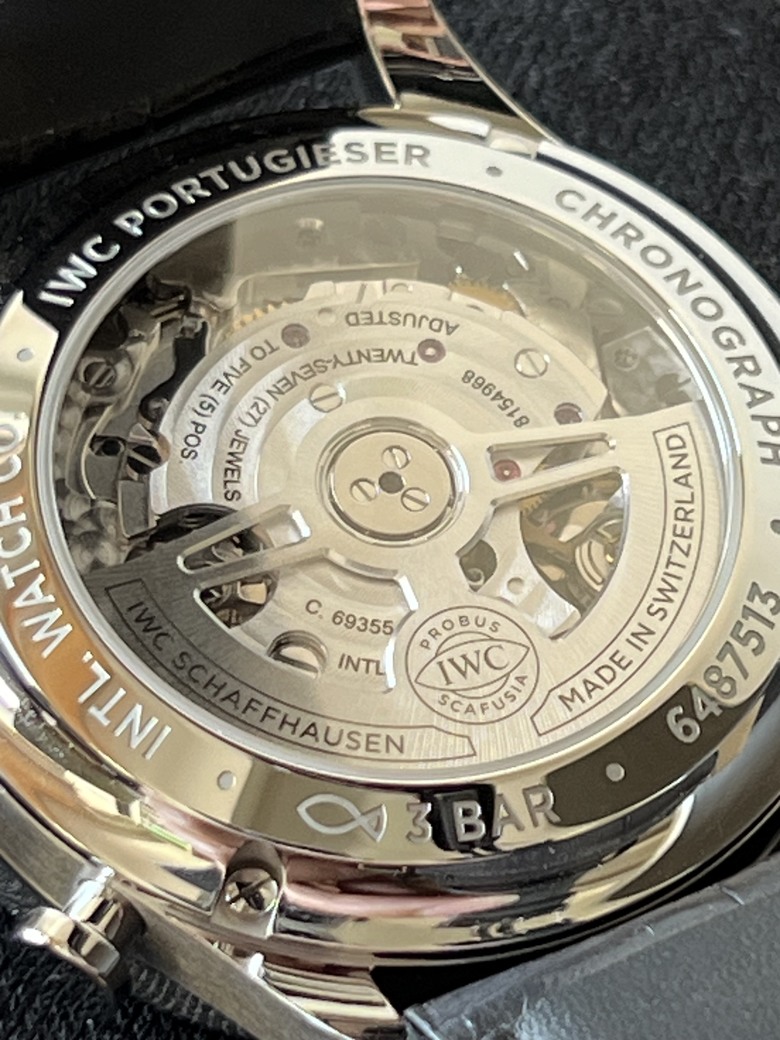 點我看大圖 IWC Portugieser Chronograph Green Dial