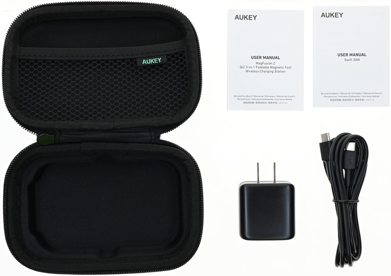 AUKEY MagFusion Z Qi2三合一磁吸折疊式旅行無線充電盤開箱