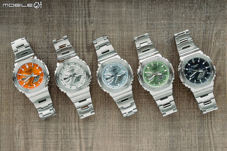 G-SHOCK G-STEEL GM-2110D 體驗報告|強化金屬光澤、色彩更繽紛!