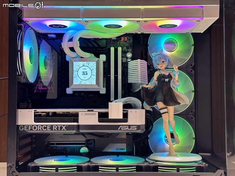 ATX版平價曲面玻璃全景機殼-先馬曲境界