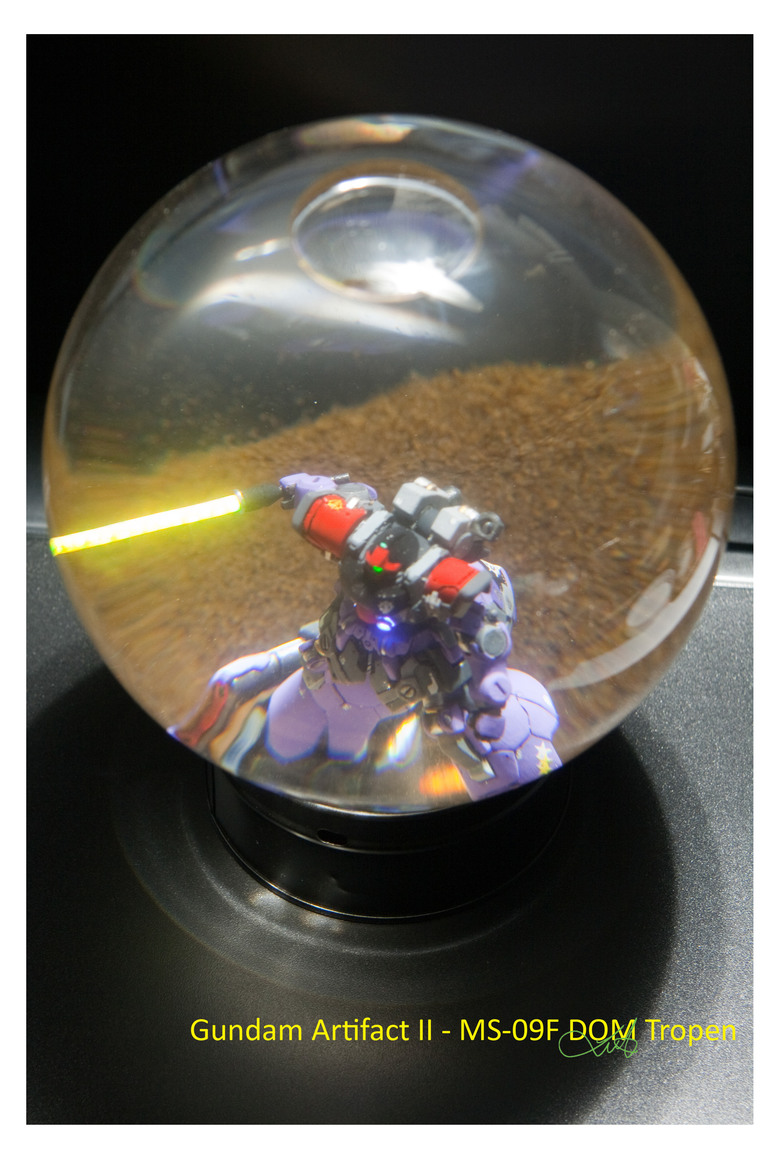【作品分享】Gundam Artifact II - MS-09F DOM Tropen 微縮模型電改