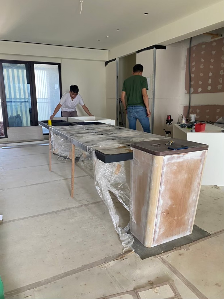 點我看大圖 【開箱】台中│量身打造豪宅,66坪毛胚屋變身大地色質感都市空間
