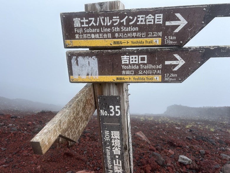 挑戰「珊珊」來遲的富士山登頂全紀錄( 下集 )