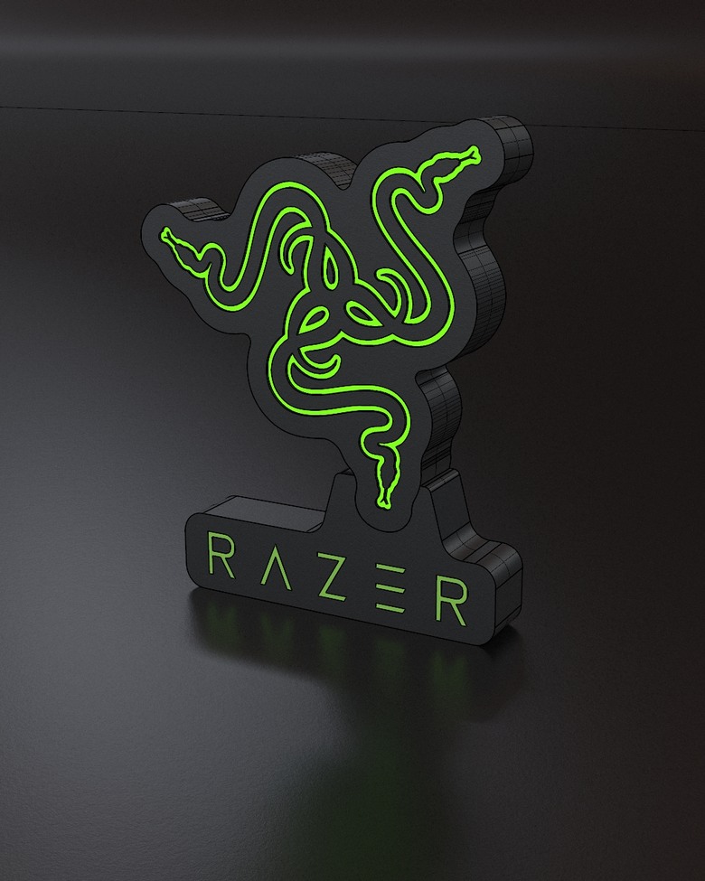 點我看大圖 為了 Razer Chroma 能付出多少的愛 - Razer Chroma ARGB 控制器與自製 Chroma 信仰裝飾燈
