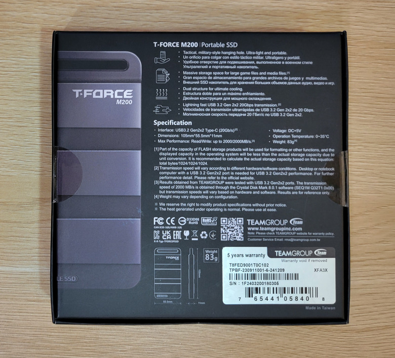 十銓 T-FORCE M200實際在PC、PS5、平板、手機的使用心得與開箱
