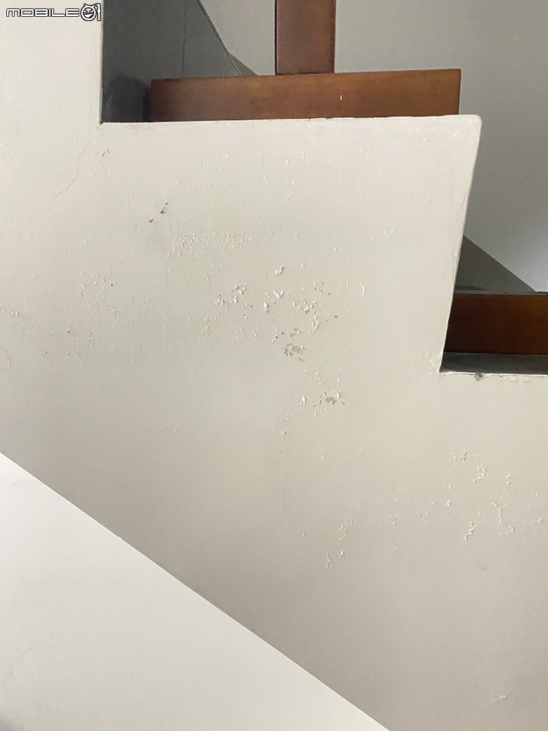 點我看大圖 想購買的房屋 屋況有裂縫 公共區域疑似壁癌初期