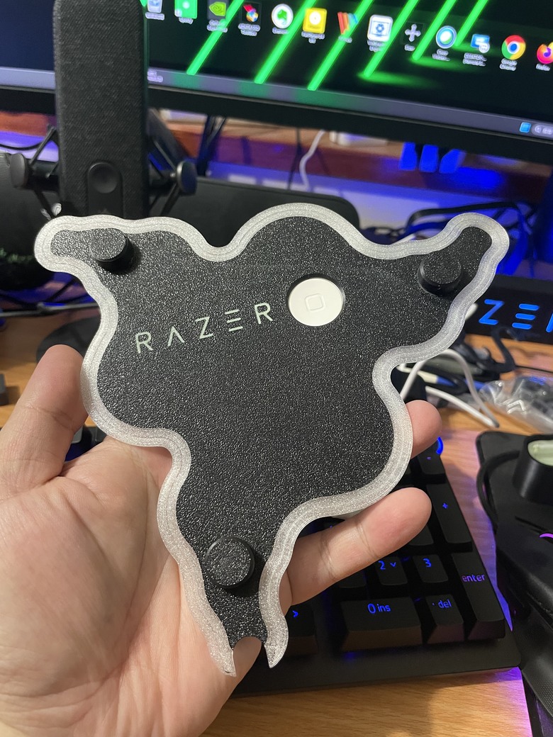 點我看大圖 為了 Razer Chroma 能付出多少的愛 - Razer Chroma ARGB 控制器與自製 Chroma 信仰裝飾燈