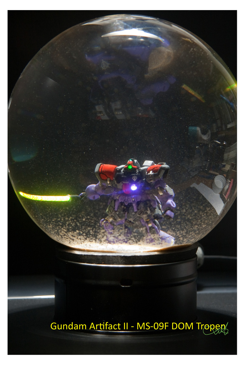 【作品分享】Gundam Artifact II - MS-09F DOM Tropen 微縮模型電改