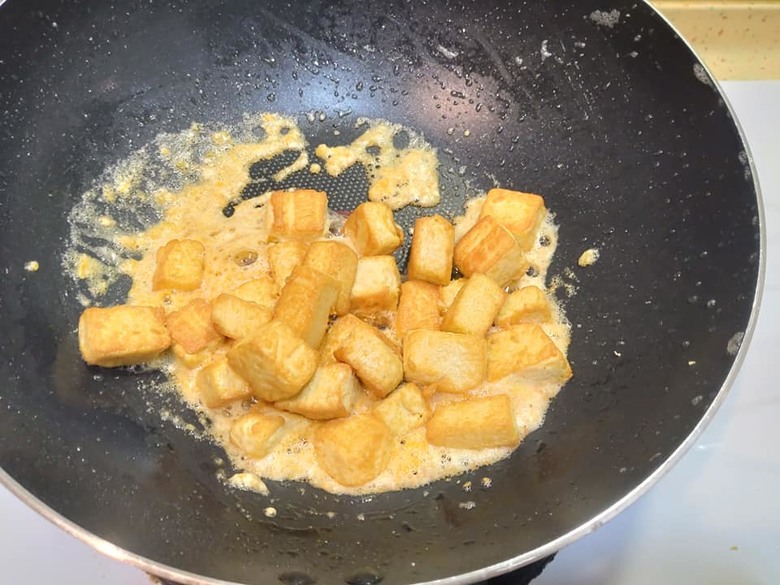 有求必應料理許願池:金沙豆腐