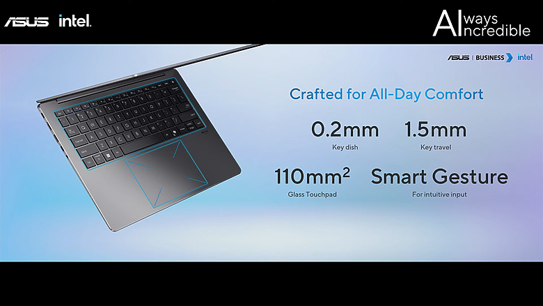 【IFA2024】ASUS 揭全新 Intel 處理器 Copilot+PC，商用筆電 AI 功能大升級！