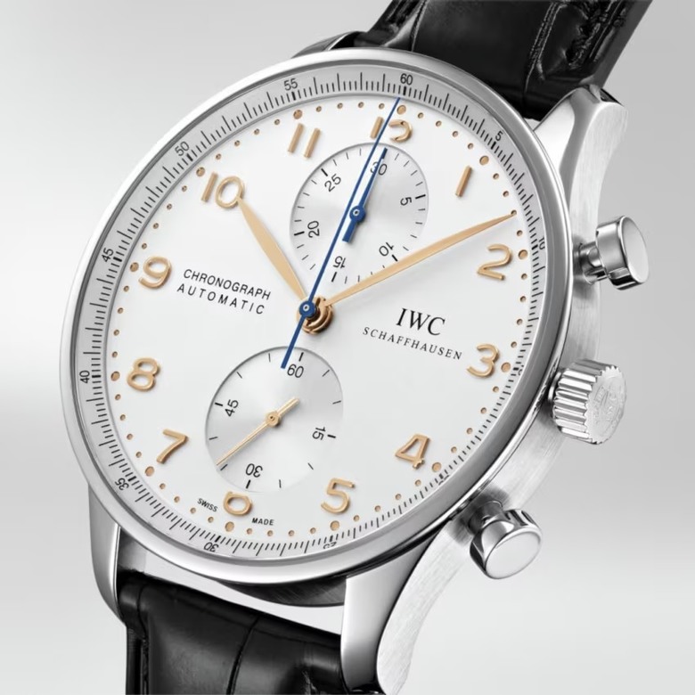 點我看大圖 IWC Portugieser Chronograph Green Dial