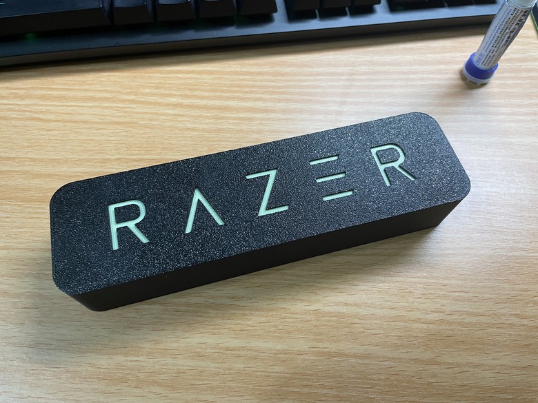 點我看大圖 為了 Razer Chroma 能付出多少的愛 - Razer Chroma ARGB 控制器與自製 Chroma 信仰裝飾燈