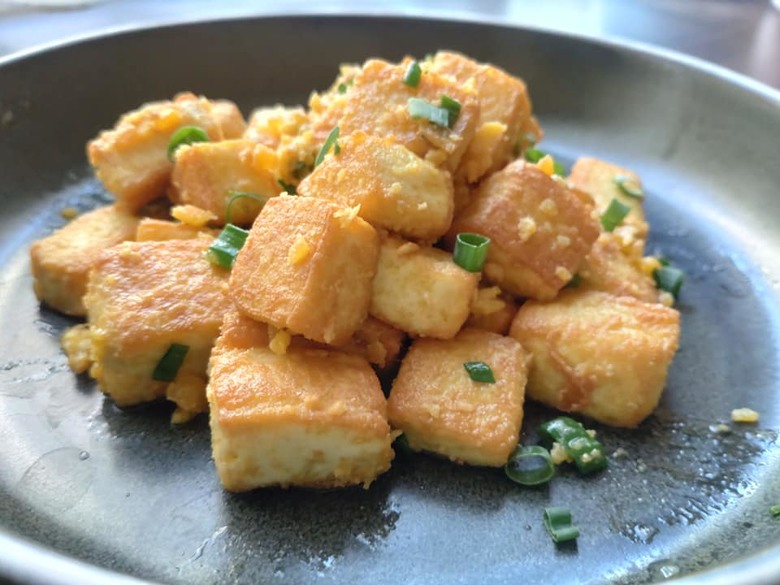 有求必應料理許願池:金沙豆腐