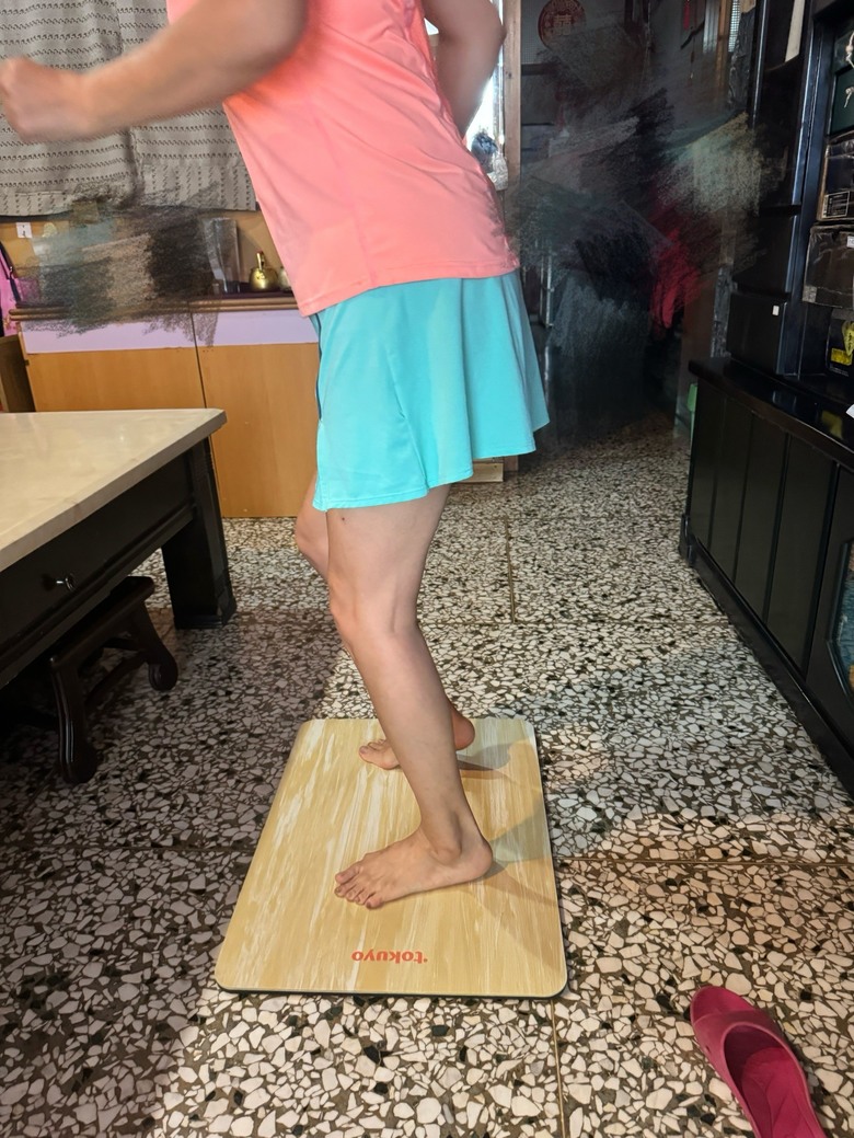 孝敬婆婆的Tokuyo超慢跑墊!