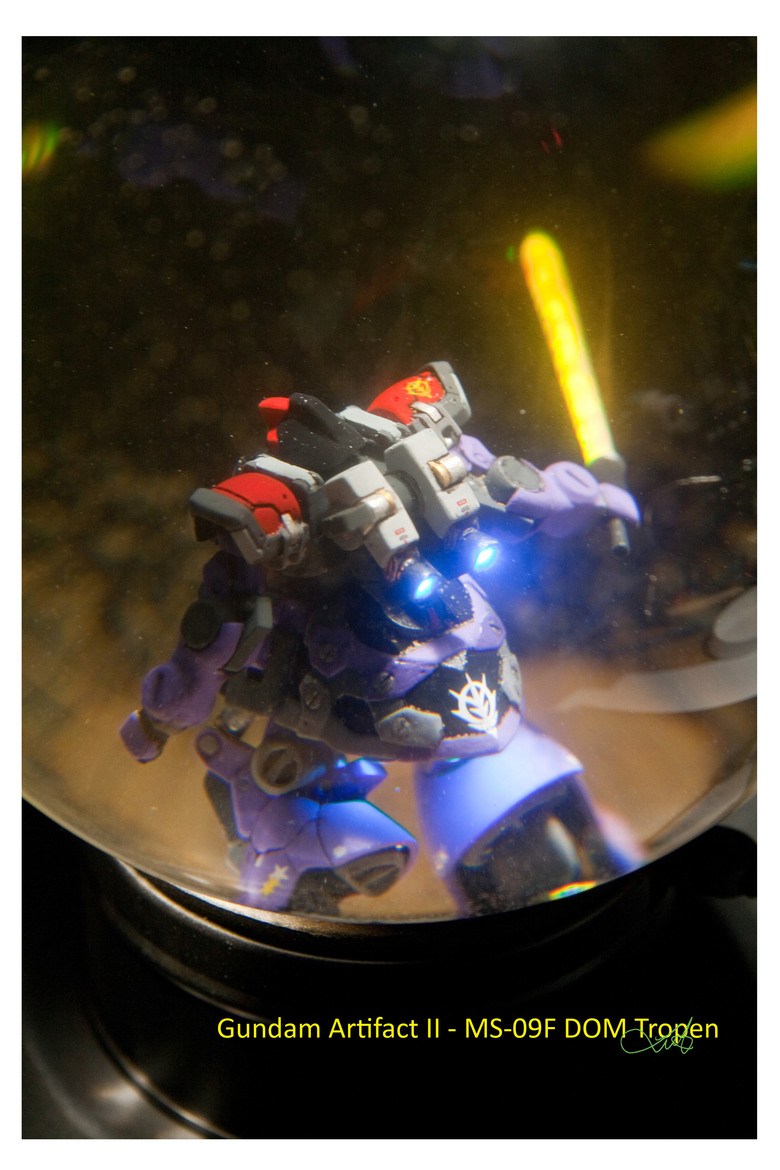 點我看大圖 【作品分享】Gundam Artifact II - MS-09F DOM Tropen 微縮模型電改