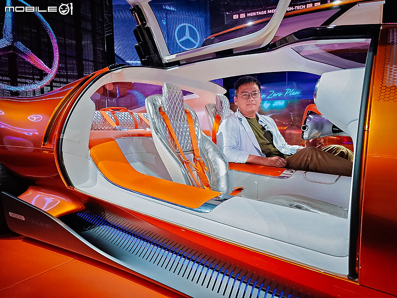 坐進概念車的奇幻體驗！與Mercedes-Benz Vision One-Eleven的近距離接觸！