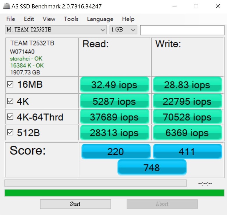 TeamGroup 十銓 EX2 2.5吋 SATA3 2TB SSD 固態硬碟 測試心得分享!