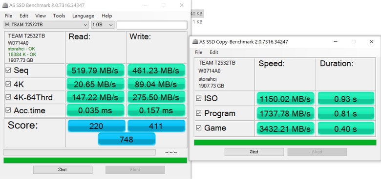 TeamGroup 十銓 EX2 2.5吋 SATA3 2TB SSD 固態硬碟 測試心得分享!
