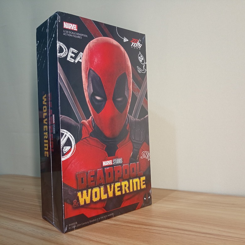 【開箱】ZD TOYS 中動玩具 死侍與金鋼狼-死侍 Deadpool 1/10
