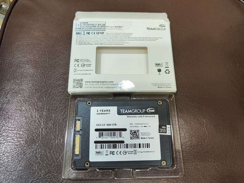 TeamGroup 十銓 EX2 2.5吋 SATA3 2TB SSD 固態硬碟 測試心得分享!