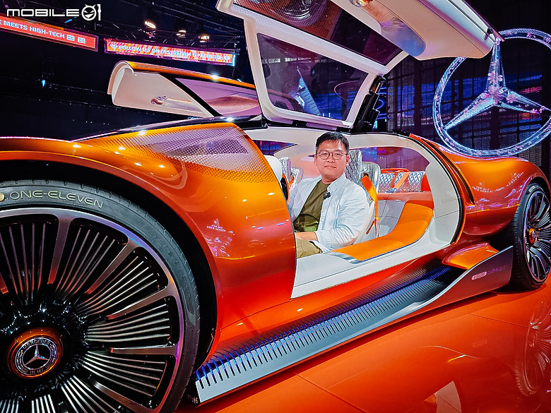 坐進概念車的奇幻體驗！與Mercedes-Benz Vision One-Eleven的近距離接觸！