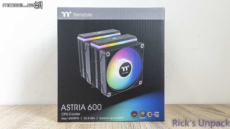 點我看大圖 【開箱】黑化塔散與RGB的結合 | Thermaltake ASTRIA 600 ARGB