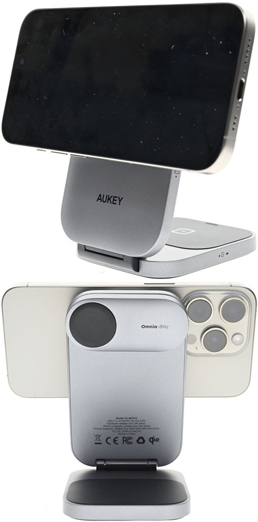 AUKEY MagFusion Z Qi2三合一磁吸折疊式旅行無線充電盤開箱
