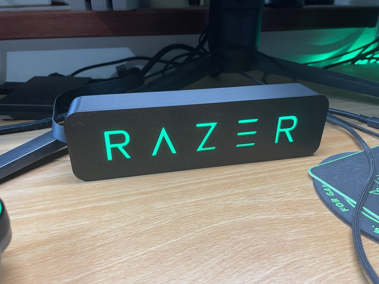 點我看大圖 為了 Razer Chroma 能付出多少的愛 - Razer Chroma ARGB 控制器與自製 Chroma 信仰裝飾燈