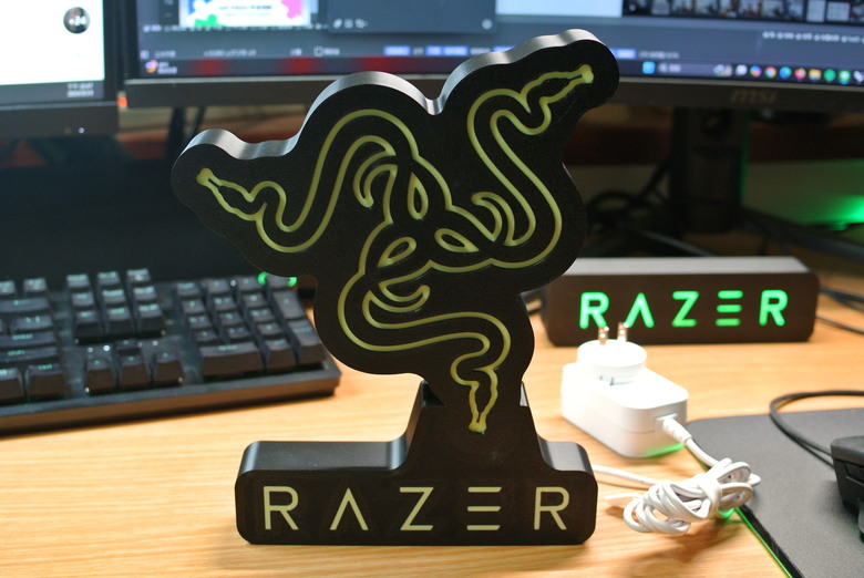 點我看大圖 為了 Razer Chroma 能付出多少的愛 - Razer Chroma ARGB 控制器與自製 Chroma 信仰裝飾燈