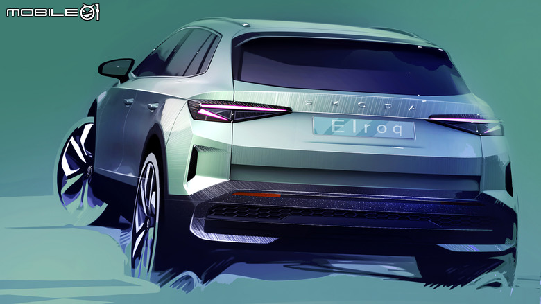 Skoda Elroq 全貌設計圖曝光!最快將於2024年底正式問世!