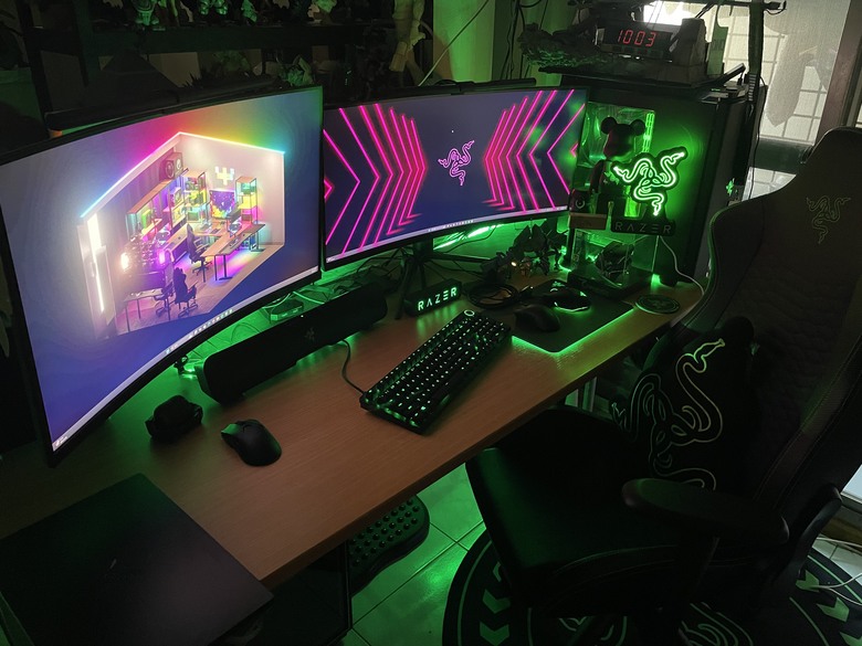 點我看大圖 為了 Razer Chroma 能付出多少的愛 - Razer Chroma ARGB 控制器與自製 Chroma 信仰裝飾燈