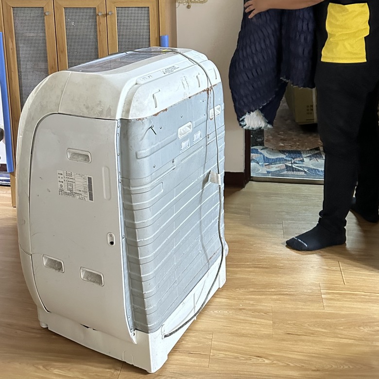 Panasonic洗脫烘洗衣機NA-V150MSH開箱~