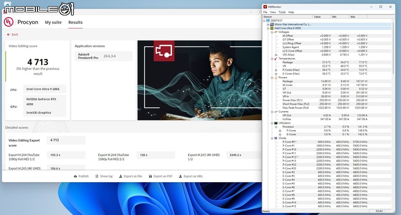 點我看大圖 Intel Core Ultra 9 285K 處理器效能實測 多核心效能猛進但仍需軟體更新的轉身之作