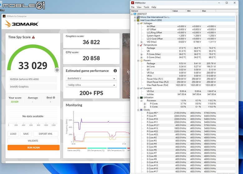 Intel Core Ultra 9 285K 處理器效能實測 多核心效能猛進但仍需軟體更新的轉身之作