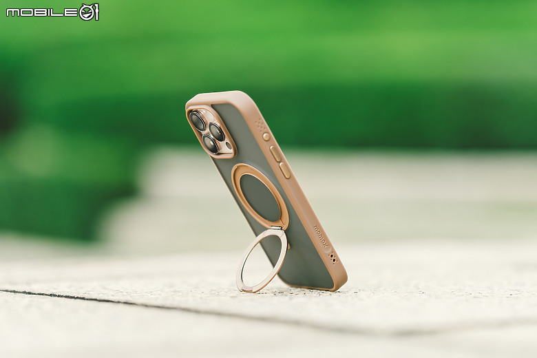 iPhone 16手機殼開箱 – MOMAX MagSafe 支架手機殼、手機編織掛繩開箱實測