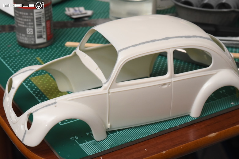 [模型製作記] 福斯金龜車 1/24