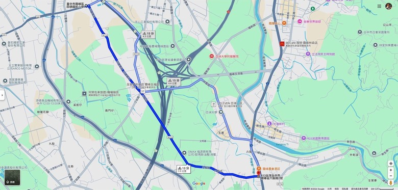 國慶日 滿貫霧峰中114鄉道